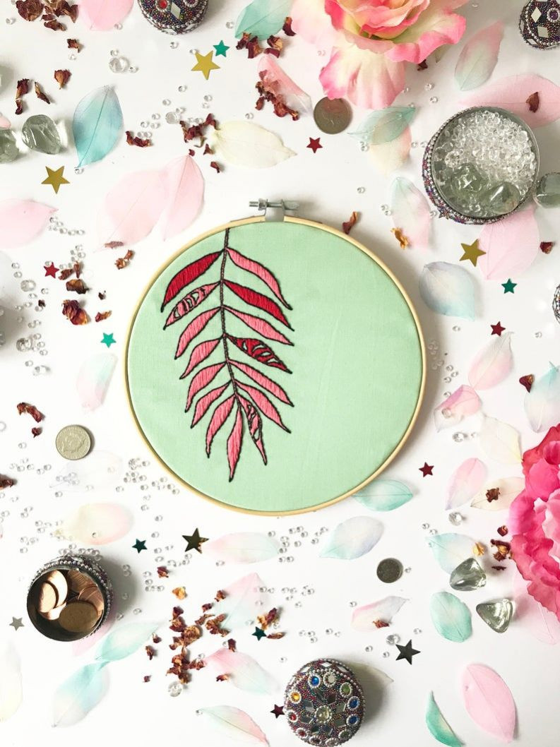 Tropical Embroidery Pattern