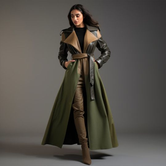 Trench Coat with Waist-Belt